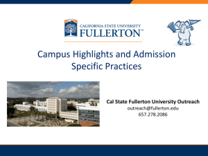 Where is Cal State Fullerton? - The California State University
