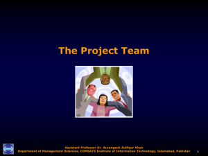 Project Management PowerPoint Slides for Week 03