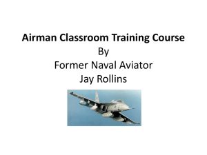 Airman Classroom Training Course By Former Naval Aviator Jay