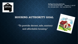 Housing quality standards - DuPage Housing Authority