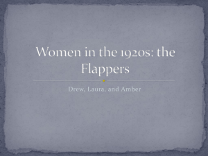 Women in the 1920s: the Flappers