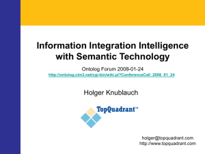 Why Semantic Technology