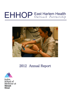 2012 EHHOP Annual Report - DSpace Home