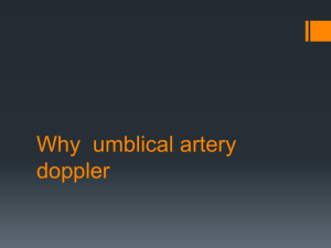 In the term SGA fetus with normal umbilical artery Doppler, an
