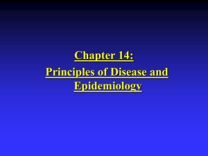 Chapter 14: Principles of Disease and Epidemiology