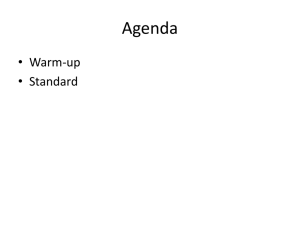 Agenda - Davis Science