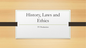 History, Laws and Ethics