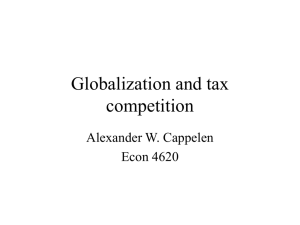 Globalization and tax competition