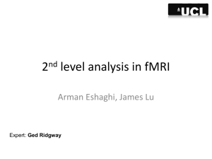 2nd level analysis