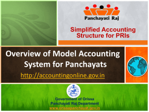 Simplified Accounting Procedure