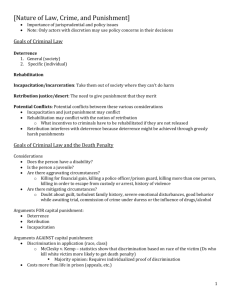 Crim Law Outline – Cottrol