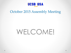 October 2015 - UCSB Graduate Students Association