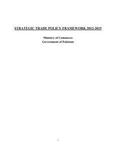 strategic trade policy framework 2012-2015