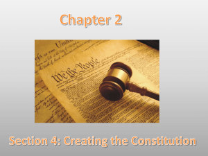 Creating the Constitution