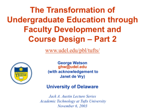 Part 2 - University of Delaware