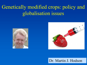 Dr Martin Hodson's slideshow Powerpoint