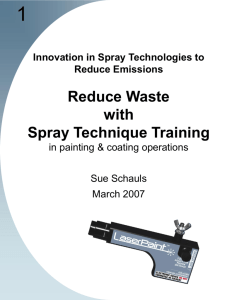 Spray Techniques PowerPoint Presentation