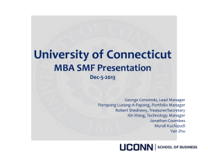 MBA SMF Fall Presentation