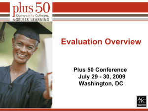 AACC_Plus_50_Evaluation_Presentation