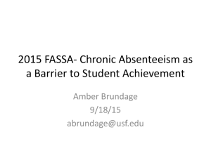 2015 FASSA- Absenteeism