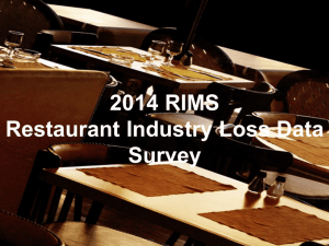 2014 Restaurant Industry