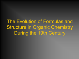 Formulas and Structure in the Evolution of Organic Chemistry