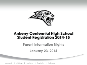 Science - Ankeny Centennial High School