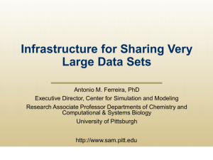 Infrastructure for Sharing Very Large Data Sets