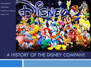 A History of the disney company - Home Page