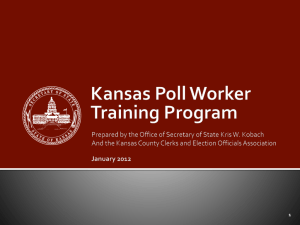 Part 1 Overview - Kansas Secretary of State