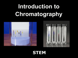 Chromatography - The Naked Science Society