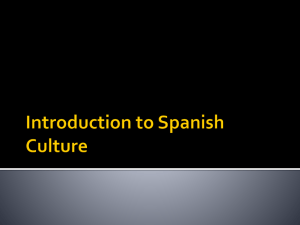 Introduction to Spanish Culture
