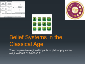 Belief Systems in the Classical Age