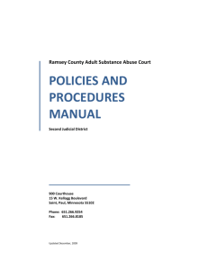 Ramsey County Policy and Procedure Manual