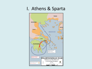 ch 4b Sparta and Athens - Doral Academy Preparatory