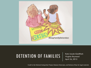 Representing Mothers and Children in Detention