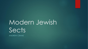 Jewish Sects