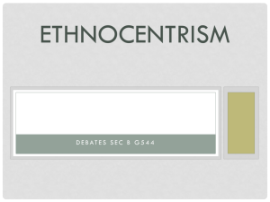 Ethnocentrism
