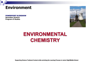 Environmental chemistry ppt