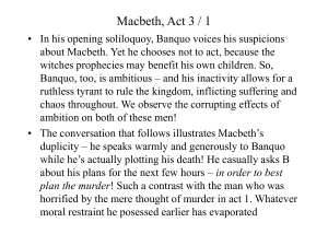 Macbeth, Act 3