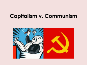 Capitalism v. Communism