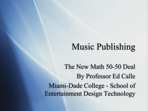 Music Publishing