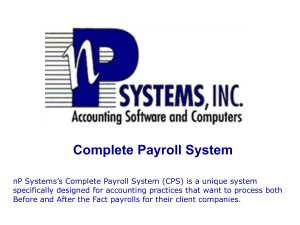 click to view complete payroll system presentation