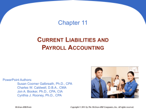 Estimated Liabilities - MGMT-026