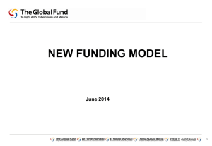 New funding model cycle