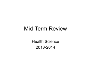 Mid-Term Review - Dr. Robert Jordan