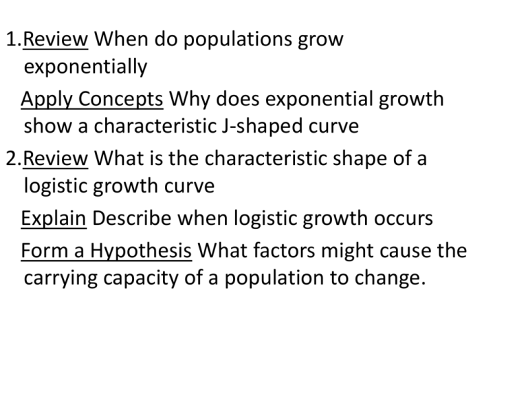 5 1 How Populations Grow