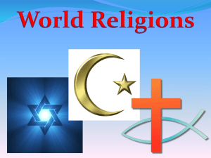 World Religions - Islam