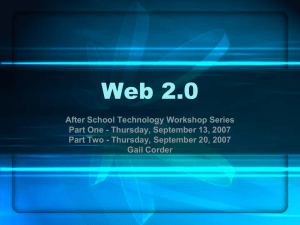 Web 2.0 - Trinity Valley School
