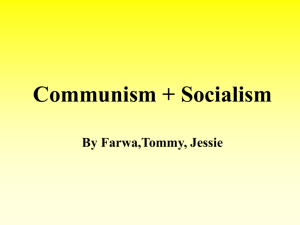 Communism & Socialism 1920